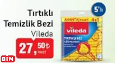 VİLEDA TIRTIKLI TEMİZLİK BEZİ VİLEDA TIRTIKLI TEMİZLİK BEZİ
